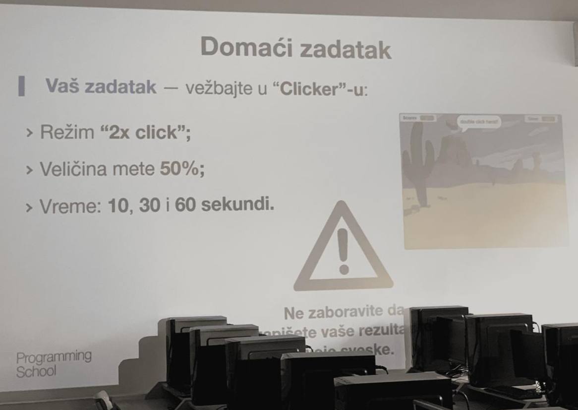 SIT Prograaming School Belgrade. Programming lesson