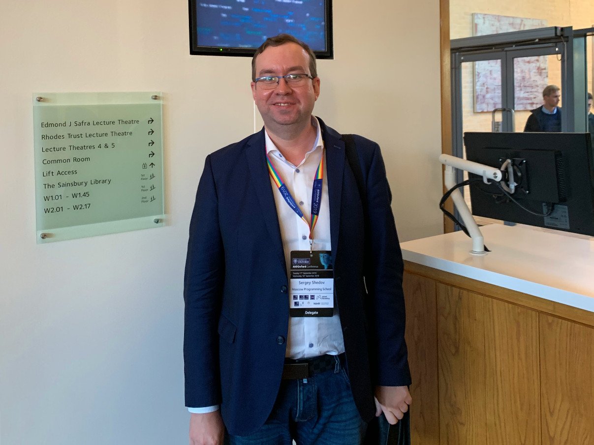 Sergey Shedov at AI@Oxford 2019